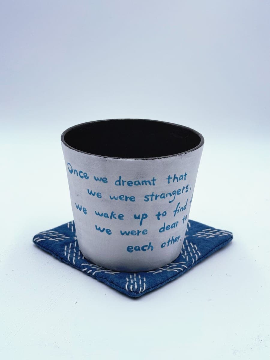 Poetry Ceramic Cup — English Verse